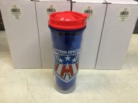 Case of (4) Vandor Marvel Captain America 16 oz Acrylic Tumblers - New&nbsp;