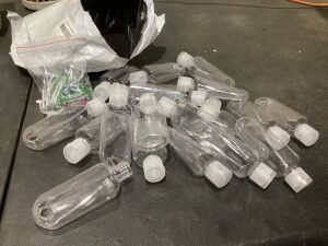 Lot of (6) Bags of Travel Size Bottles  