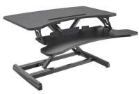 Height Adjustable Standing Desk Workstation with Keyboard Tray - Appears New&nbsp;