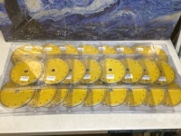 Lot of (25) 8" Diamond Saw Blades - New