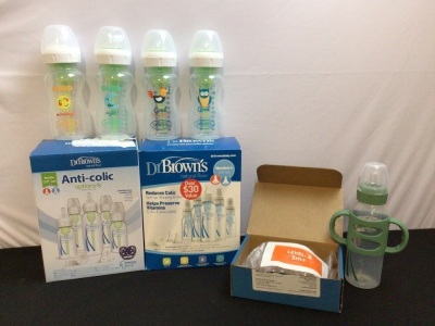 Bundle of Misc Dr. Brown's Baby Bottles & Nipples