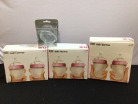 Lot&nbsp;of (3) Boxes of Misc Como Tomo Baby Bottles & 2 Nipples
