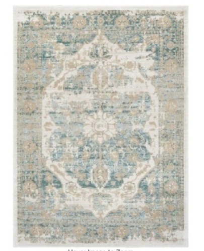 Kensington Maxwell Distressed Area Rug, 3'11" x 5'7" - Appears New&nbsp;