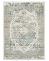Kensington Maxwell Distressed Area Rug, 3'11" x 5'7" - Appears New&nbsp;
