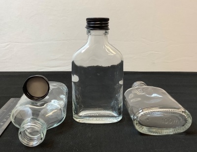 Set of 15 - 3.4oz Glass Bottles