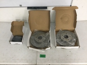 Car Rotors and Brake Pads For Unknown Vehicle