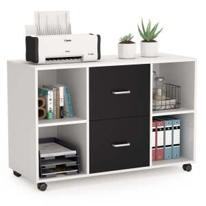 Tribesigns File Cabinet, 2 Drawer Large Mobile Filing Cabinet Letter Size