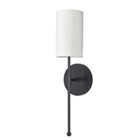 Modern Wall Fixture, Soft Black Vanity Light