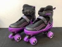 HXWY Kids Roller Skates, L Youth 4-7
