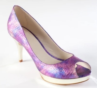 Zofie Shoes Lucia Platform Peep Toe Pump, 11