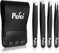 Professional Stainless Steel Tweezers Set for Eyebrows