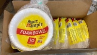 Box of 18 - 10pk Foam Bowls