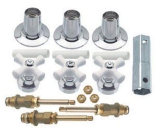 Danco Porcelain Cross-Handle Bathtub and Shower Faucet Rebuild Kit - E-Comm Return, Appears New in Damaged Packaging&nbsp;