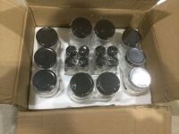 Case of Glass Jars, Multiple Sizes&nbsp;