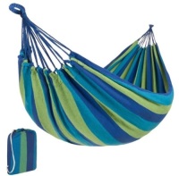 2-Person Brazilian-Style Double Hammock w/ Portable Carrying Bag