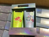 Case of (18) Assorted Freeman 2 Piece Face Mask Set