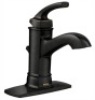 Moen&nbsp;Hensley Single Hole Single-Handle Bathroom Faucet in Mediterranean Bronze - E-Comm Return, Appears New&nbsp;
