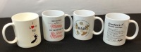 Lot of (4) Misc Mugs