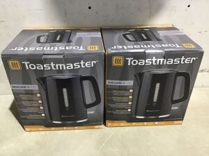 Lot of (2) Toastmaster Electric Kettle 1.7L