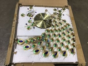 Peacock Wall Clock 