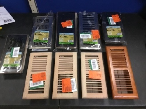 Lot of Various Floor Registers - E-Comm Returns,&nbsp;Appear New
