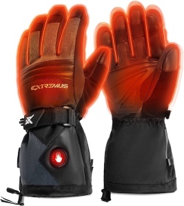 Extremus Buckwell Heated Gloves, Rechargeable