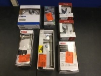 Lot of Bathroom Fixtures Including Toilet Paper Holders, Robe Hooks and Towl Ring - Appear New&nbsp;