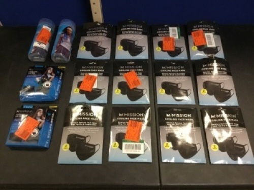 Lot of Cooling Face Masks, Gaiters & Towels - E-Comm Returns, Appear New