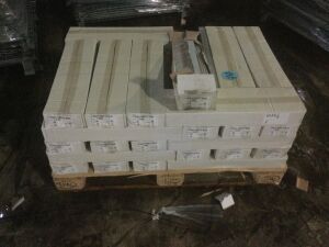 (40) Cases of 41zero42 PAINT-IT Blue Wood Grain Tile, 16 pc/Case, 310 sq ft Total - Expect Broken Tiles d/t Shipping & Storage