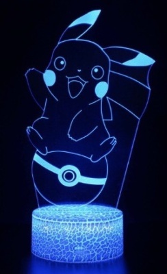 Pikachu 3D Acrylic Color Changing Light