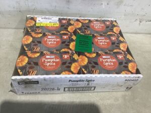 Case of (12) Pumpkin Spice Scented Candles