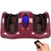 Therapeutic Foot Massager, Rollers, Remote, 3 Modes