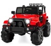 12V Kids Ride-On Truck Car Toy w/ 3 Speeds, LED, Remote, Bluetooth