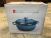 6qt Non-Stick Enamel Cast-Iron Dutch Oven w/ Side Handles