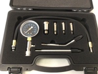 8pcs Petrol Engine Cylinder Compression Tester Kit Automotive Tool Gauge, Appears New