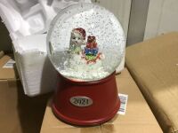 Lot of (2) Cases of (4) 2021 Musical Snow Globes&nbsp;
