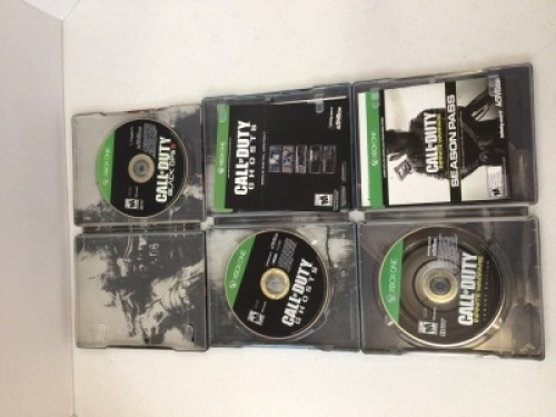 Lot of 3 Steelbook Call of Duty Xbox One Games, Appears New
