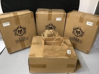 Lot of (4) Boxes of Brown Paper Retail Bags, 150 ct - E-Comm Returns, Appear New&nbsp;