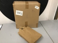 Brown Paper Retail Bags, 200 ct - Appears New&nbsp;