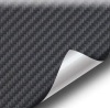 VViViD Black Carbon Fiber Weatherproof Faux Leather Finish Marine Vinyl Fabric (75ft x 54"). NEW