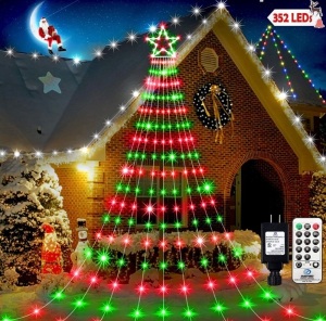 LED Star Waterfall Tree Lights