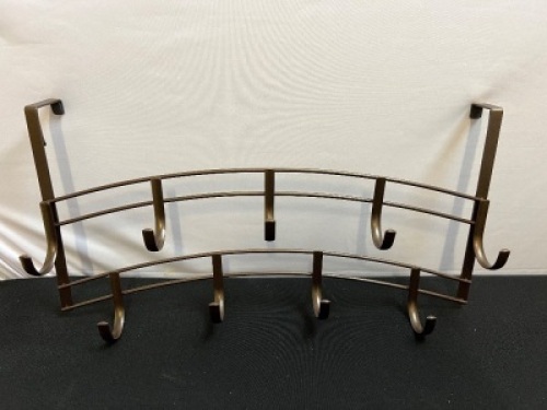 Over the Door Rack with 9 Hooks