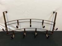 Over the Door Rack with 9 Hooks