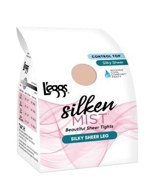 Box of Leggs Silken Mist Pantyhose, B, Nude, Unknown Count