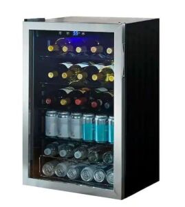 Vissani 4.3 Cu. ft. Wine and Beverage Cooler in Stainless Steel - Cosmetic Damage