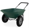 Dual-Wheel Wheelbarrow Garden Cart