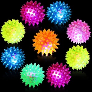 36pk Light Up Spiky Bouncy Balls