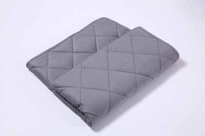 Finslep 15lb Weighted Blanket, Queen Size 60" x 80", Grey - Appears New