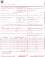 CMS 1500 (02-12) Medical Forms, 5 Reams, 500 Sheets per Ream, 2500 Total