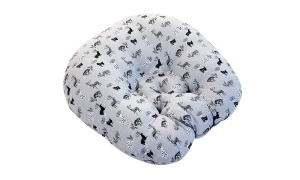 Cozzi Best Baby Lounger Pillow for Newborn Baby, Swaddle Blanket Included, Alpine Deer Print - Appears New 